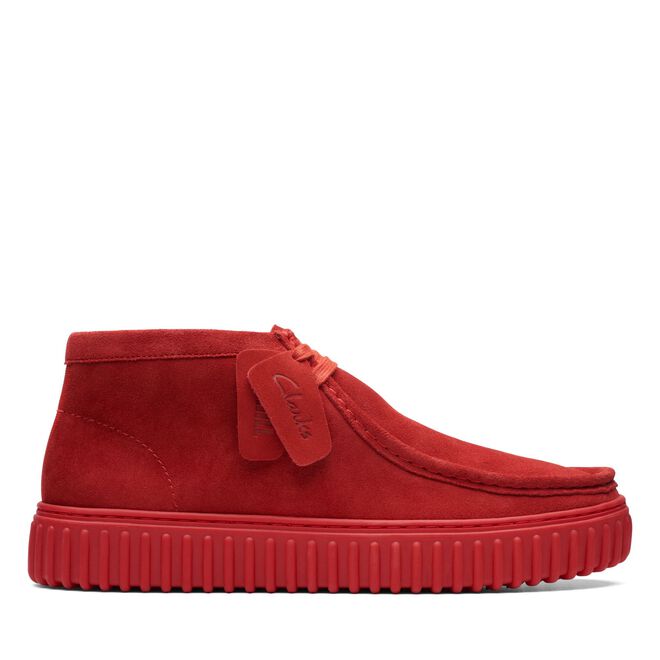 Torhill Hi Red Suede